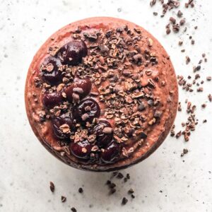 Chcolate Cherry Smoothie Bowl | Living Well With Nic