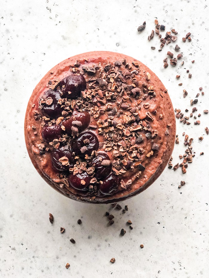 Chcolate Cherry Smoothie Bowl | Living Well With Nic