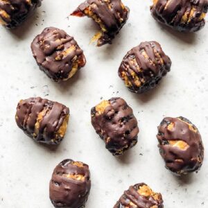 Butterfinger Stuffed Dates | Living Well With Nic