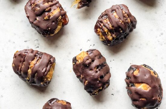 Butterfinger Stuffed Dates | Living Well With Nic