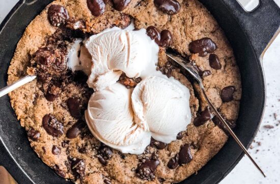 Chocolate Chip Cookie Skillet | Living Well With Nic