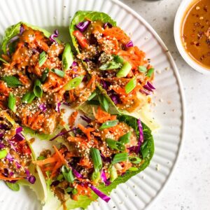 Crispy Tofu Lettuce Wraps | Living Well With Nic